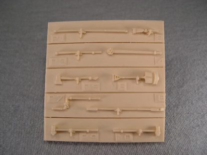 F018 - Sherman Pioneer Tools with Brackets and Straps